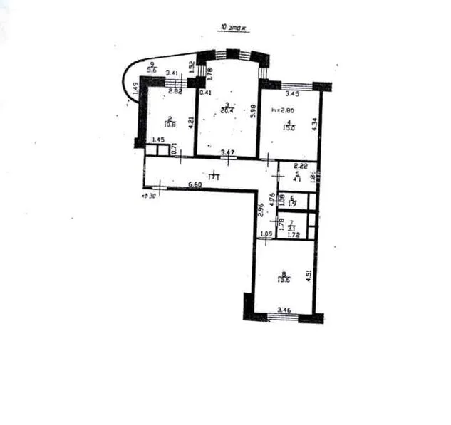 Квартира 88 м² — фото организатора