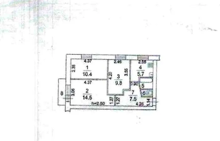 Квартира 50,3 м² — фото организатора